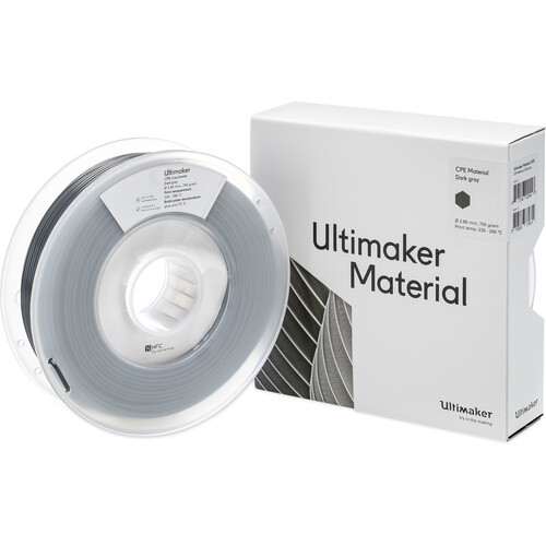 UltiMaker 2.85mm CPE Filament (750g Dark Gray)
