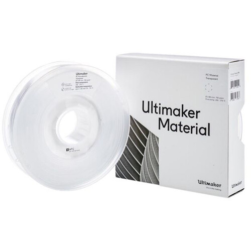 UltiMaker 2.85mm PC Filament (750g Transparent)