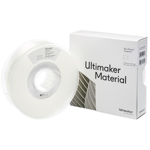 UltiMaker 2.85mm Nylon Filament (750g Transparent)