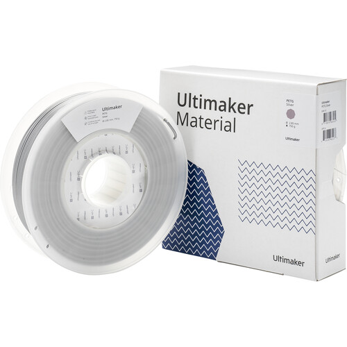 UltiMaker 2.85mm PETG Filament (750g Silver)