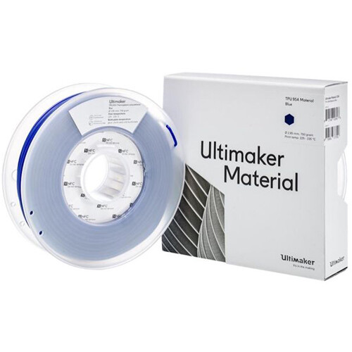 UltiMaker 2.90mm TPU 95A Filament (750g Blue)