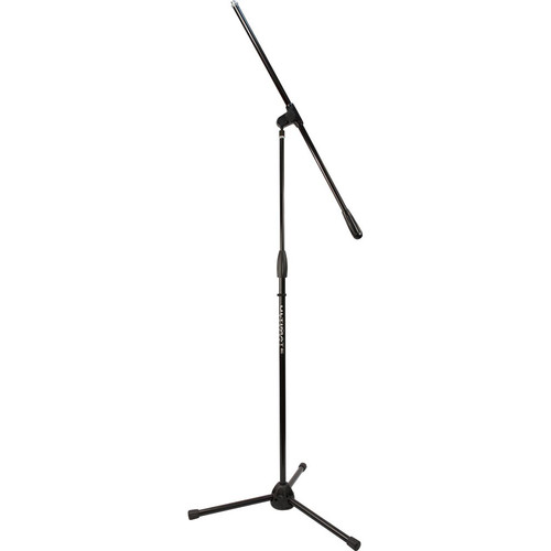 Ultimate Support PRO-R-T-F Pro Series R Mic Stand with 1/4-Turn Clutch Plastic Tripod Base/Standard Height/Fixed Boom