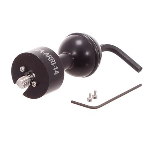 Ultralight Anti-Twist Ball Adapter with Captive 1/4