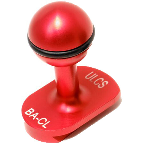Ultralight BA-CL Ball Mount Adapter for 16x9 Cine Lock Quick Release Base (Red)