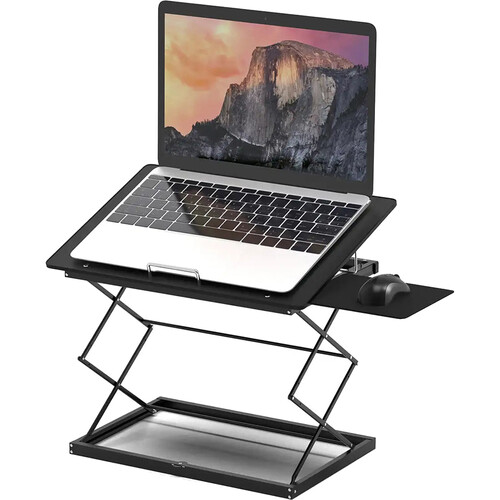 Uncaged Ergonomics Adjustable Metal Laptop Desk Stand
