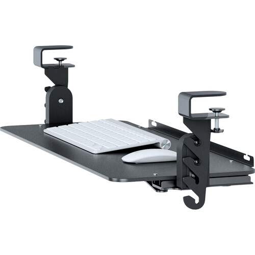 Uncaged Ergonomics KT4 Clamp-On Under-Desk Keyboard Tray (Black)