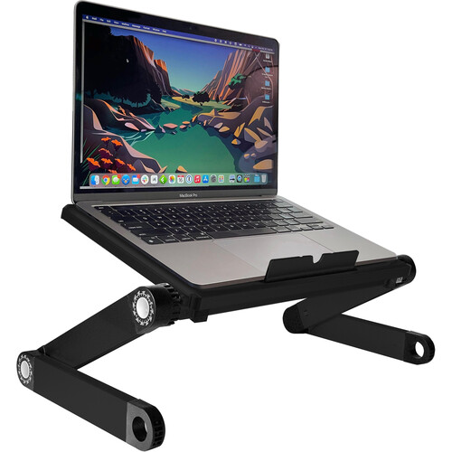 Uncaged Ergonomics WorkEZ Light Laptop Stand (Black)