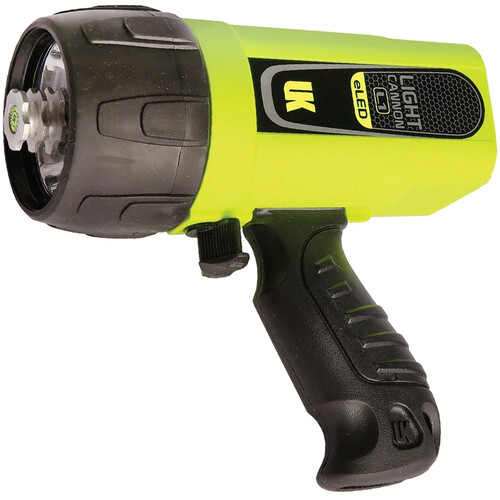 Underwater Kinetics Light Cannon eLED L1 Dive Light with Pistol Grip (Safety Yellow Box)