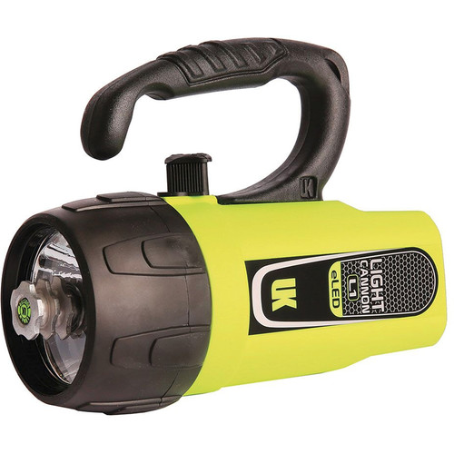 Underwater Kinetics Light Cannon eLED L1 Dive Light with Lantern Grip (Safety Yellow Box)