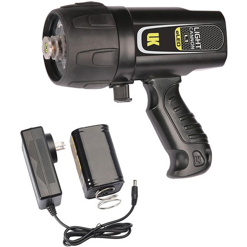 Underwater Kinetics Light Cannon eLED L1 Rechargeable Dive Light with Pistol Grip (Black Box)