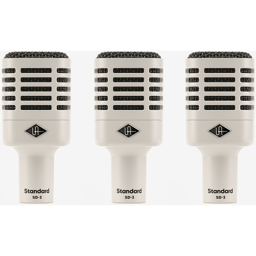 Universal Audio SD-3 Cardioid Dynamic Microphone with Hemisphere Modeling (3-Pack)
