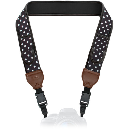 USA GEAR TrueSHOT Camera Neck Strap (Polka Dot)