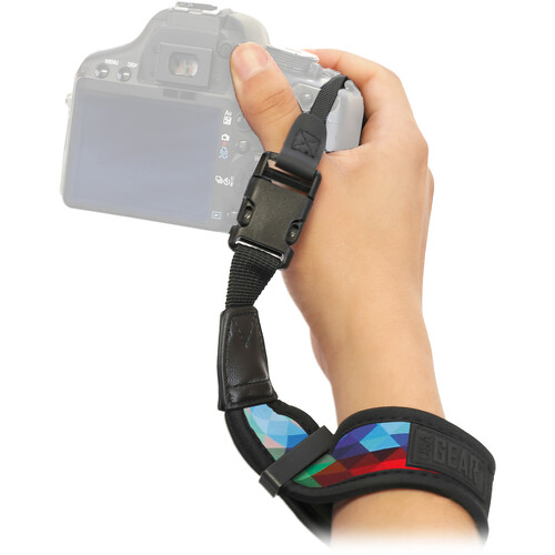 USA GEAR TrueSHOT Camera Wrist Strap (Geometric)