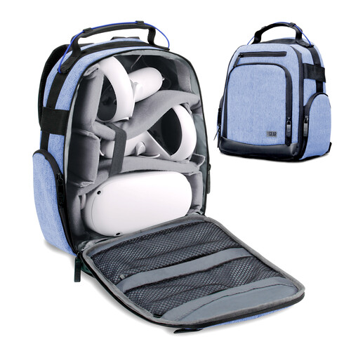USA GEAR UBK VR Headset Backpack (Blue)