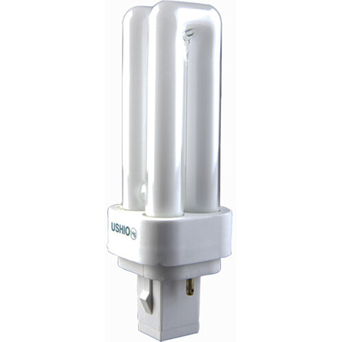 Ushio CF13D/827 Double Tube 2-Pin Base Fluorescent Lamp (13W/2700K)