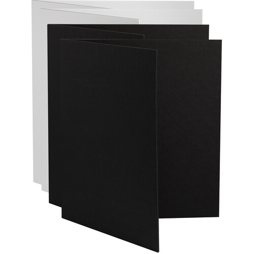 V-FLAT WORLD Tabletop V-Flat Medium (2 White 2 Black)