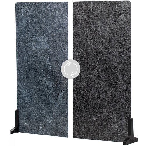V-FLAT WORLD Duo-Board Double-Sided Background (Ocean Slate / Black Slate 24 x 24
