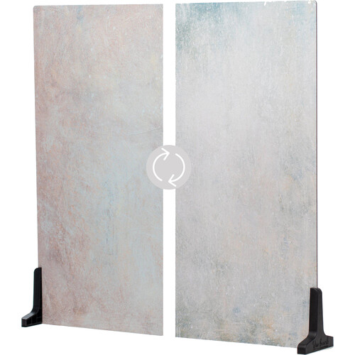 V-FLAT WORLD Duo-Board Double-Sided Background (Rose Hue / Washed Pigment 24 x 24