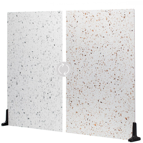 V-FLAT WORLD Duo-Board Double-Sided Background (Terrazzo A / Terrazzo B 30 x 40