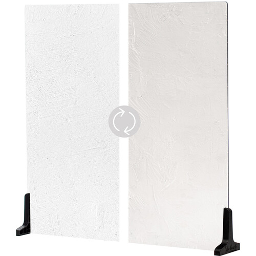 V-FLAT WORLD Duo-Board Double-Sided Background (Raw Concrete / Vintage Plaster 24 x 24