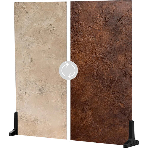 V-FLAT WORLD Duo-Board Double-Sided Background (Dark Roast / Moroccan Mud 24 x 24