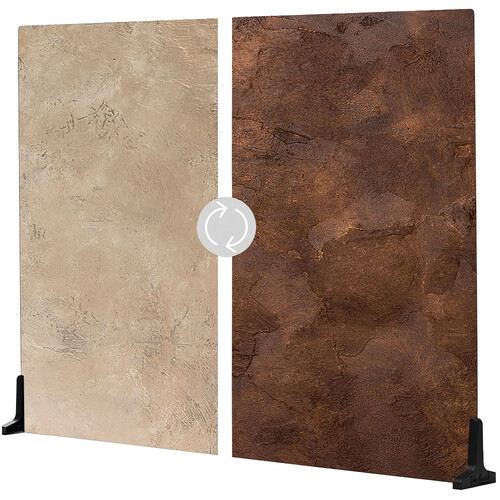 V-FLAT WORLD Duo-Board Double-Sided Background (Dark Roast / Moroccan Mud 30 x 40