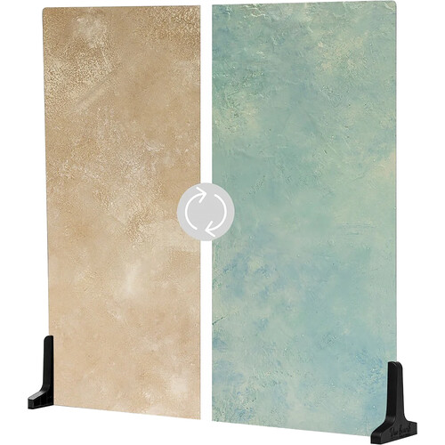 V-FLAT WORLD Duo-Board Double-Sided Background (Miami Sky / Sahara Sand 24 x 24