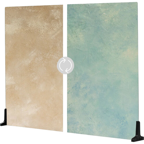 V-FLAT WORLD Duo-Board Double-Sided Background (Miami Sky / Sahara Sand 30 x 40