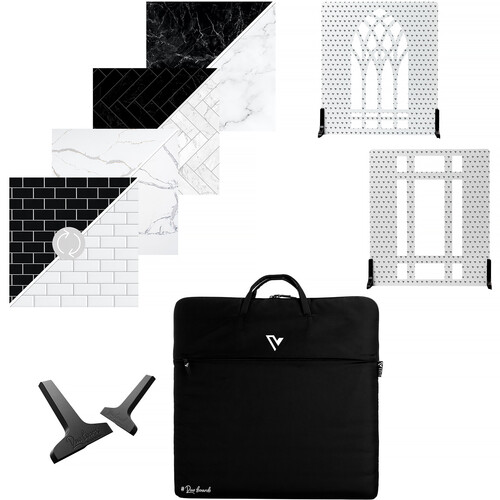 V-FLAT WORLD Duo-Board Double-Sided Background Kit (Ktichen 24 x 24