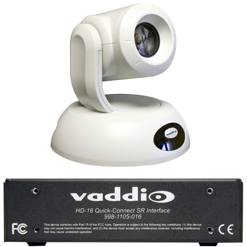 Vaddio RoboSHOT 30 QSR System (White) 999-9915-000W B&H Photo