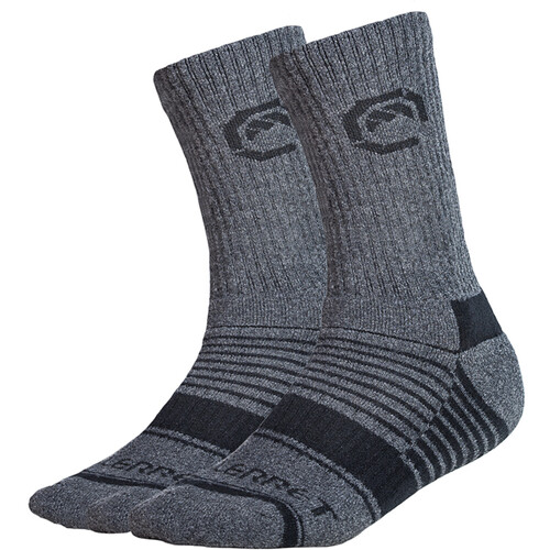 Vallerret Merino Wool Crew Sock (Gray Winter 9-12)