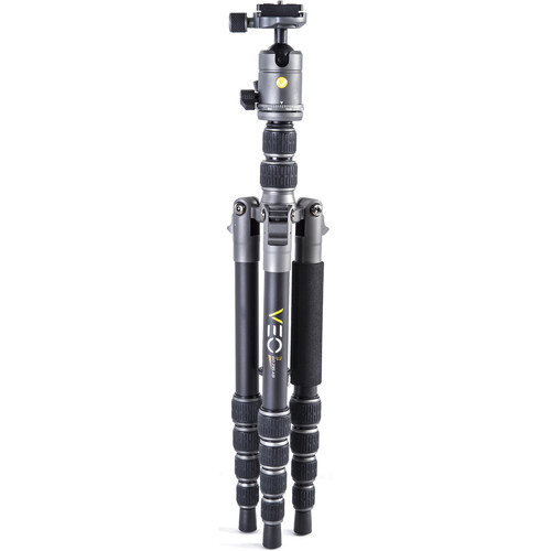 Vanguard VEO 3 GO 235AB Aluminum Tripod/Monopod with T-50 Ball Head Smartphone Connector and Bluetooth Remote