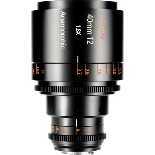 Vazen 40mm T2 1.8x Anamorphic Lens (Micro Four Thirds Amber Flare)