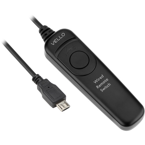 Vello RS-F1II Wired Remote Switch for Select Cameras with FUJIFILM Micro-USB Connector