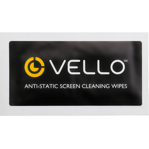 Vello AntiStatic Screen Cleaning Wipes (5Pack) SCP105 B&H
