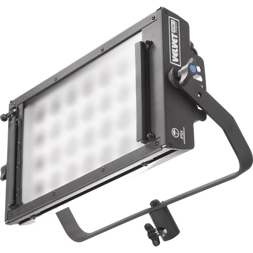 VELVETlight VELVET Mini Power 1 DMX IP54 Weatherproof LED Panel with Gold Mount Plate