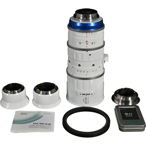 Venus Optics Laowa OOOM 25-100mm T2.9 Cine Lens Bundle (White Feet)