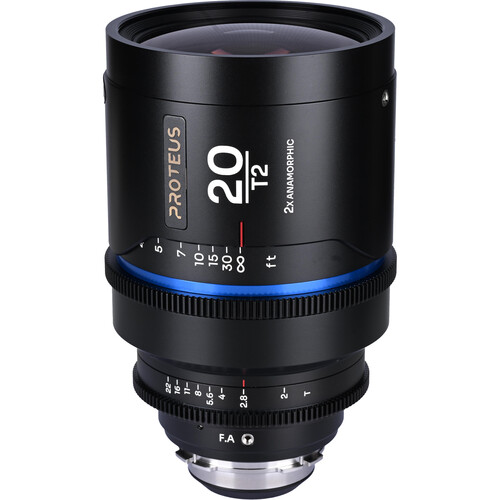 Venus Optics Laowa Proteus 2x Anamorphic 20mm T2 Lens (PL/EF Feet Blue Flare)