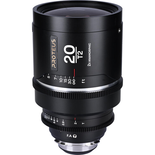Venus Optics Laowa Proteus 2x Anamorphic 20mm T2 Lens (PL/EF Feet Silver Flare)