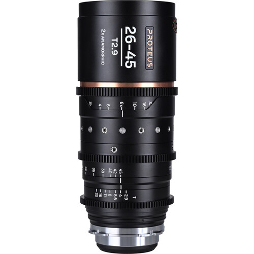 Venus Optics Laowa Proteus 26-45mm T2.9 2x S35 Anamorphic Zoom (ARRI PL Feet Amber Flare)