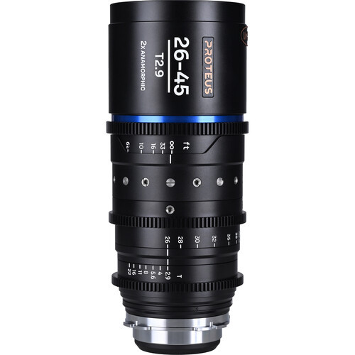 Venus Optics Laowa Proteus 26-45mm T2.9 2x S35 Anamorphic Zoom (ARRI PL Feet Blue Flare)