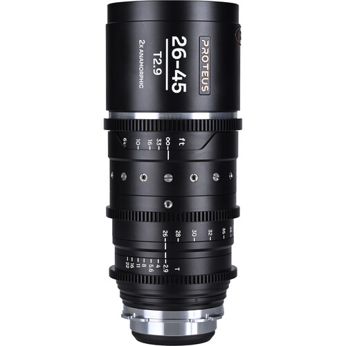 Venus Optics Laowa Proteus 26-45mm T2.9 2x S35 Anamorphic Zoom (ARRI PL Feet Silver Flare)