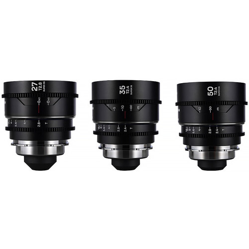 Venus Optics Laowa Nanomorph S35 Anamorphic Prime 3-Lens Bundle (ARRI PL & Canon EF Silver Flare)