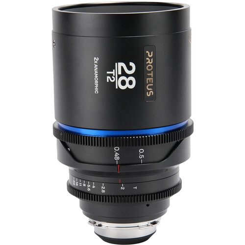Venus Optics Laowa Proteus 2x Anamorphic 28mm T2 Lens (PL/EF Feet Blue Flare)