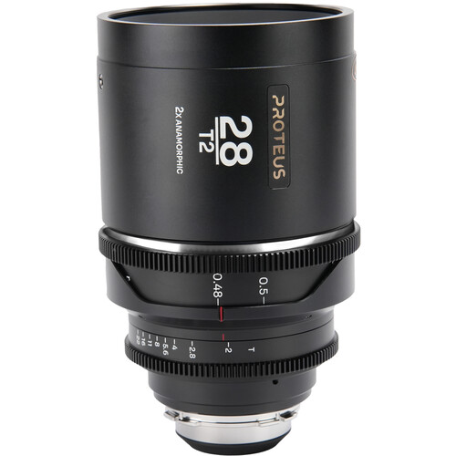 Venus Optics Laowa Proteus 2x Anamorphic 28mm T2 Lens (PL/EF Feet Silver Flare)