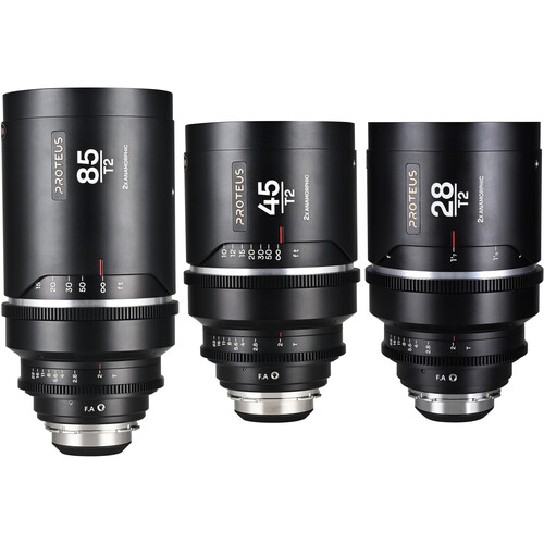 Venus Optics Laowa Proteus Flex 28 45 & 85mm 3-Lens Set (ARRI PL/Canon EF)
