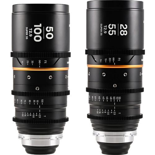 Venus Optics Laowa Nanomorph S35 Anamorphic Zoom 2-Lens Bundle (ARRI PL Amber Flare)