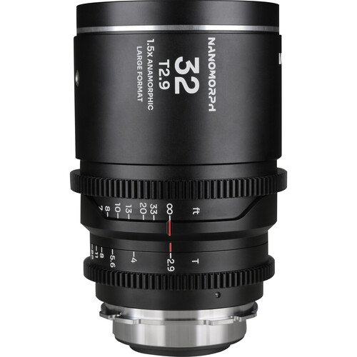 Venus Optics Laowa Nanomorph 32mm T2.9 1.5x LF Anamorphic Lens (ARRI PL & Canon EF Silver Flare)