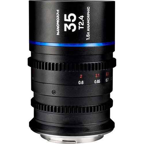 Venus Optics Laowa Nanomorph 35mm T2.4 1.5x S35 Anamorphic Lens (FUJIFILM X Blue Flare)
