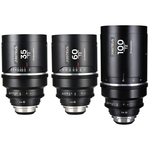 Venus Optics Laowa Proteus Flex 35 60 & 100mm 3-Lens Set (ARRI PL/Canon EF)